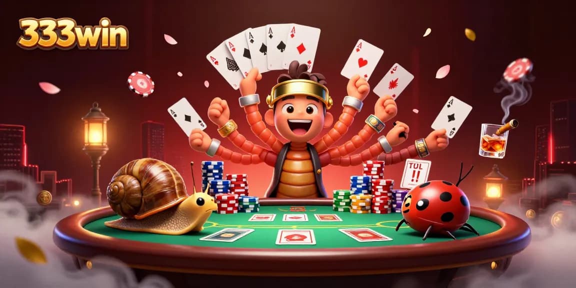 Experience thrilling play at 333win with vibrant dealer interaction and dynamic poker elements.