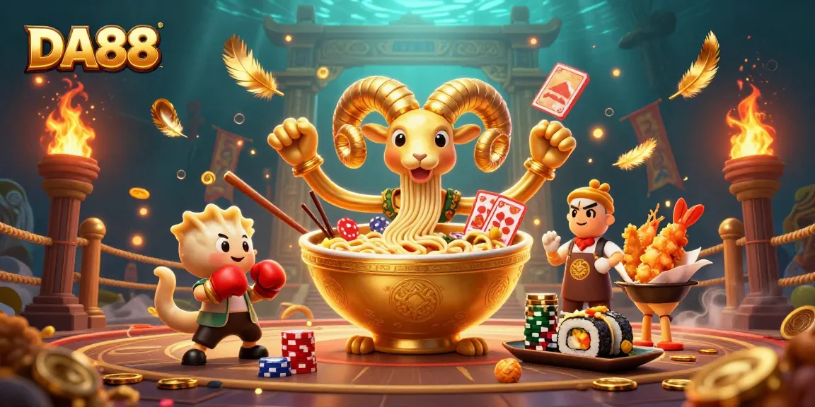 Engage in thrilling gameplay at DA88 with vibrant characters and immersive casino atmosphere.