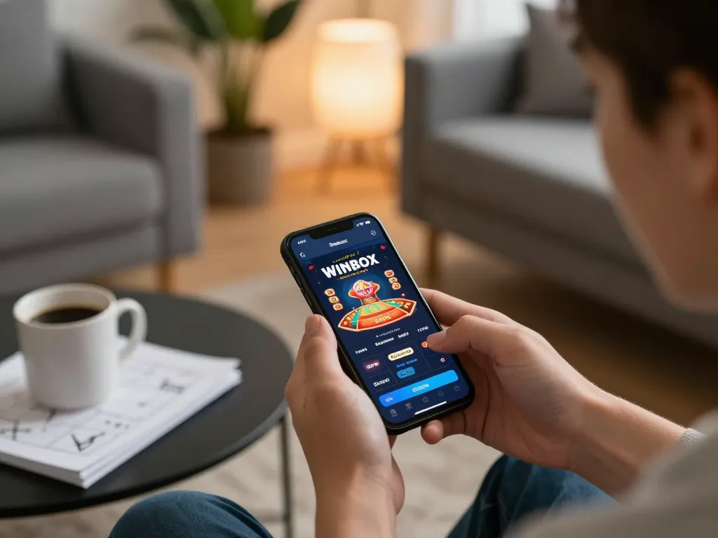 Engage with the Winbox apk download on mobile, enjoying seamless casino gaming experience