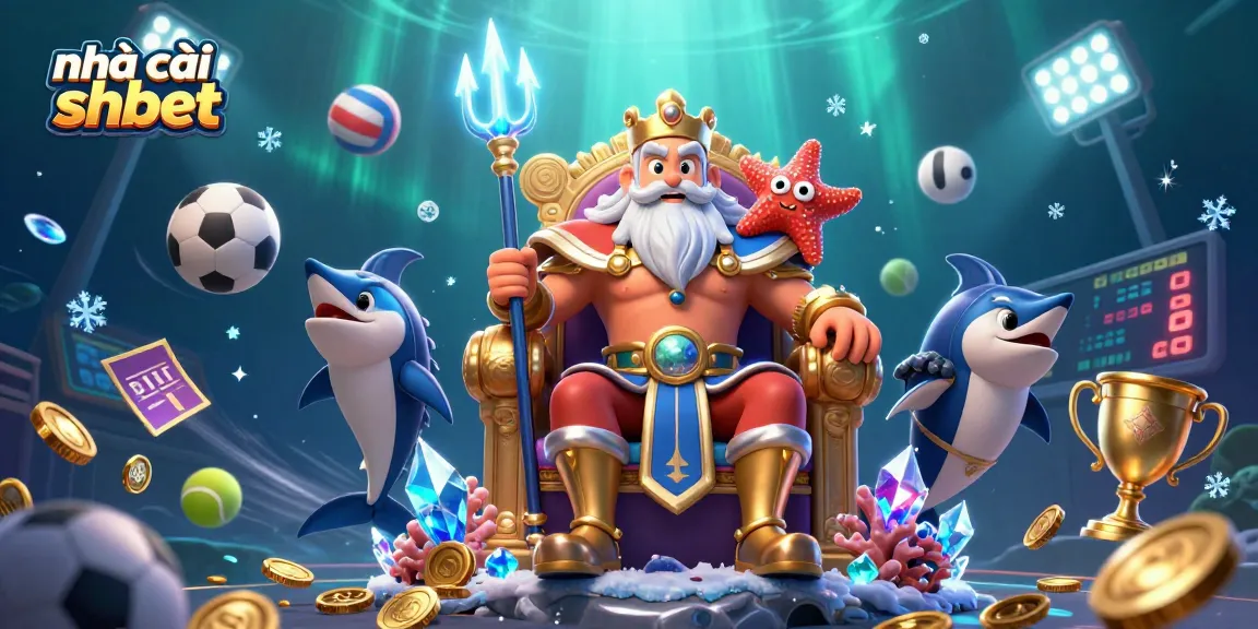 Engage with nhà cái shbet's exciting atmosphere through a vibrant underwater casino scene.