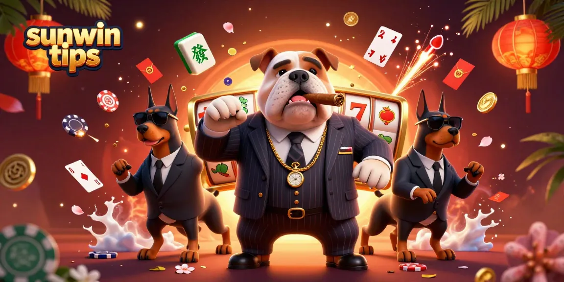 Experience winning strategies with sunwin tips in this action-packed casino illustration.