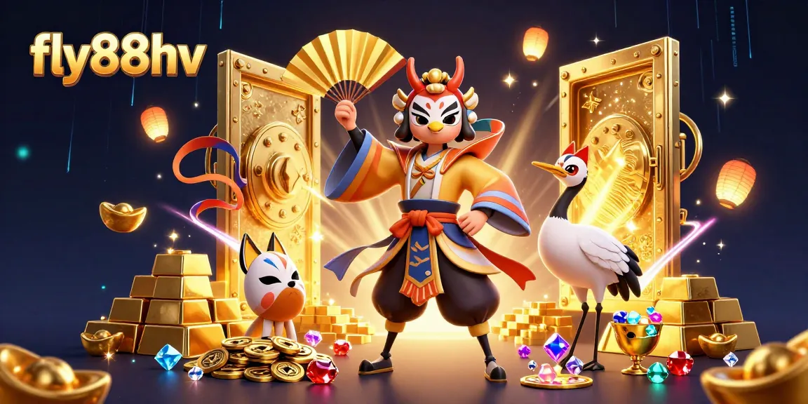 Experience the excitement of fly88hv with dynamic casino scenes featuring treasure and mystical characters.