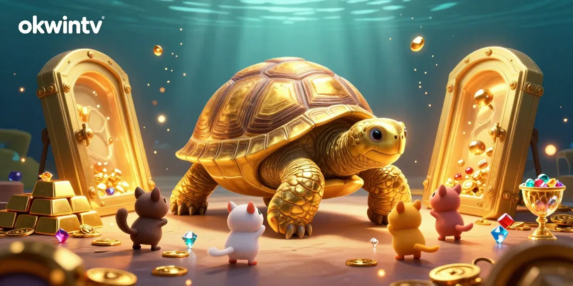 Experience thrilling gameplay with okwintv in a vibrant casino scene rich with golden treasures.