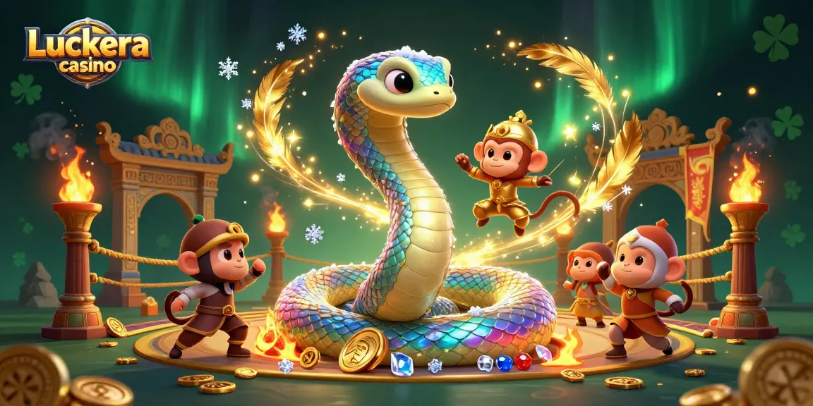 Experience the vibrant world of Luckera casino with dynamic characters and engaging gaming elements.
