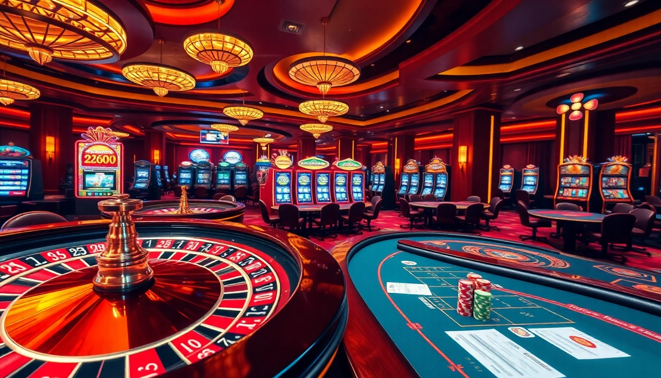 Experience excitement at cm88 com with vibrant casino tables, colorful poker chips, and high-stakes action.