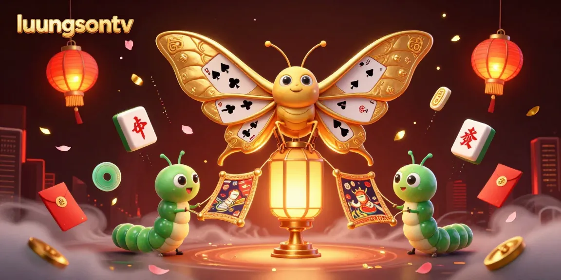 Experience the excitement of betting with luongsontv's vibrant casino scene featuring an impressive atlas moth.