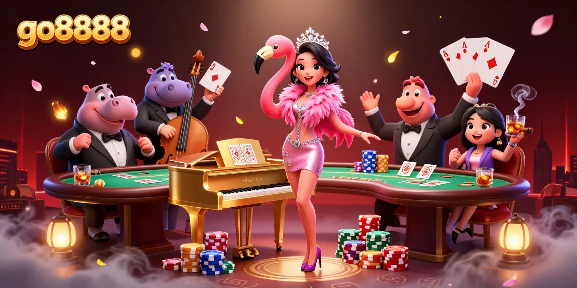 Experience thrilling gaming action at go8888 with vibrant casino elements and engaging characters.