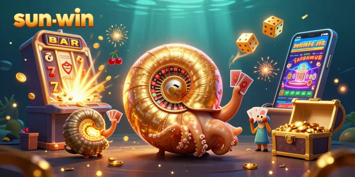 Experience the thrill of sun-win gameplay with dynamic slots and jackpot elements in this casino scene.
