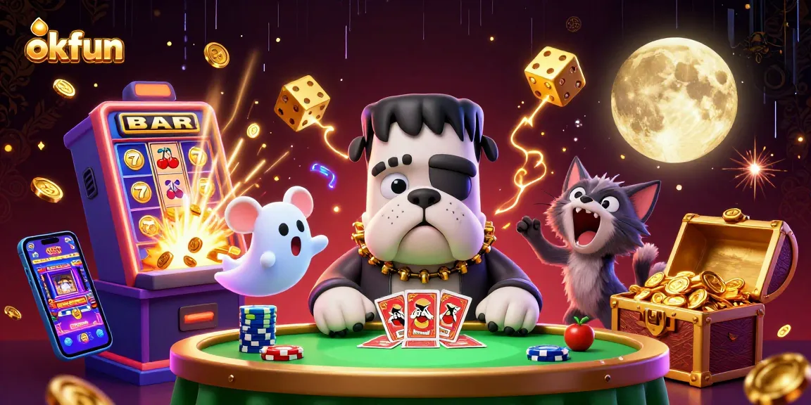 Spin the reels at okfun with engaging characters and exciting casino elements bursting with energy.
