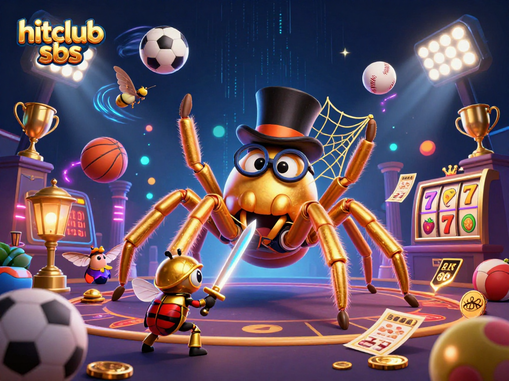 Engaging scene with hitclub sbs characters showcasing dynamic casino action, vibrant sports elements, and engaging gameplay.
