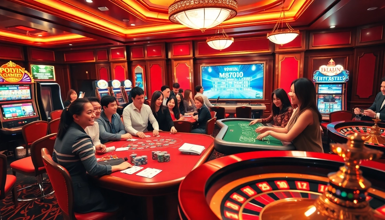 Experience thrilling action at 99WIN with engaging casino games and vibrant gambling atmosphere.