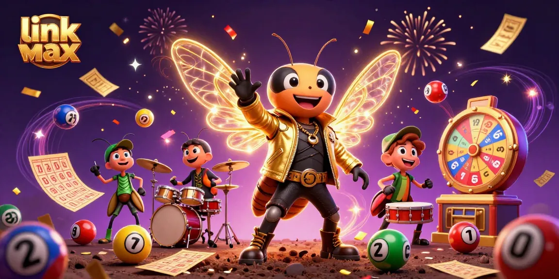 Experience exciting wins with link vmax in this vibrant 3D casino illustration.