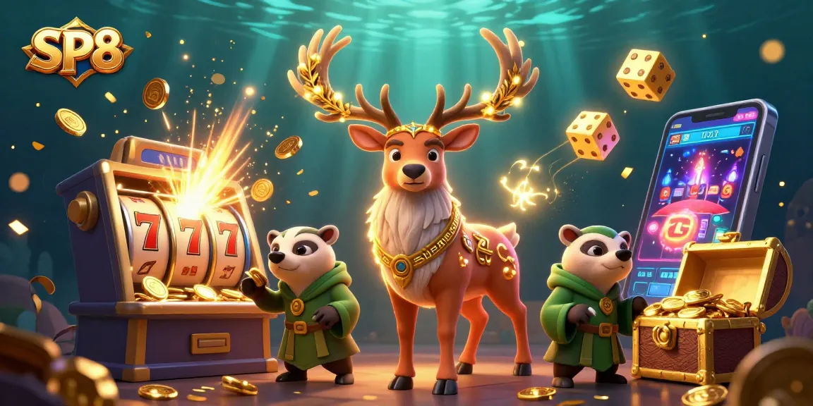 Experience thrilling wins with SP8's vibrant casino adventure featuring slot machines and more.