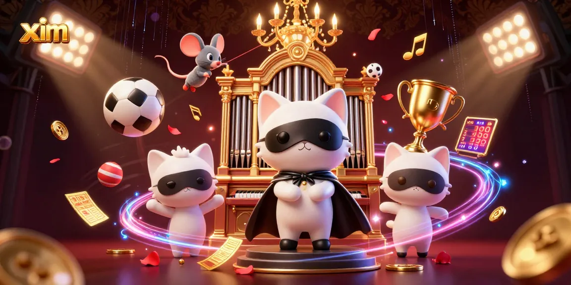 XIM players enjoy the thrilling ambiance of a captivating casino scene with animated characters and gaming elements.