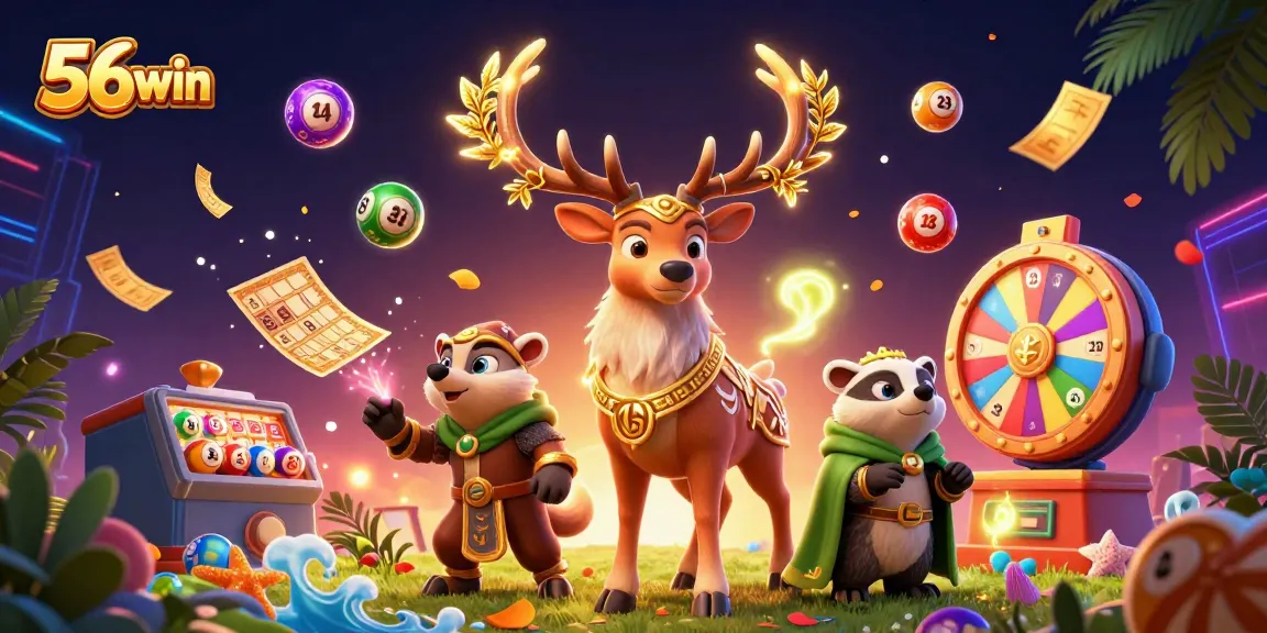 Experience excitement and winning potential with 56win's captivating casino visuals.