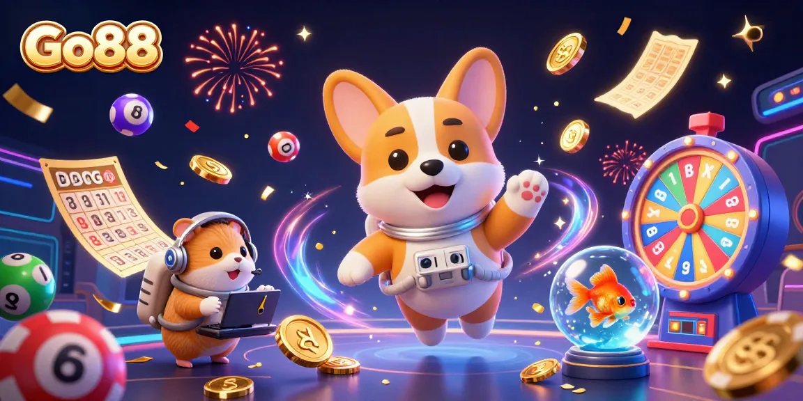 Engage with Go88’s thrilling gaming experience in a vibrant space casino scene