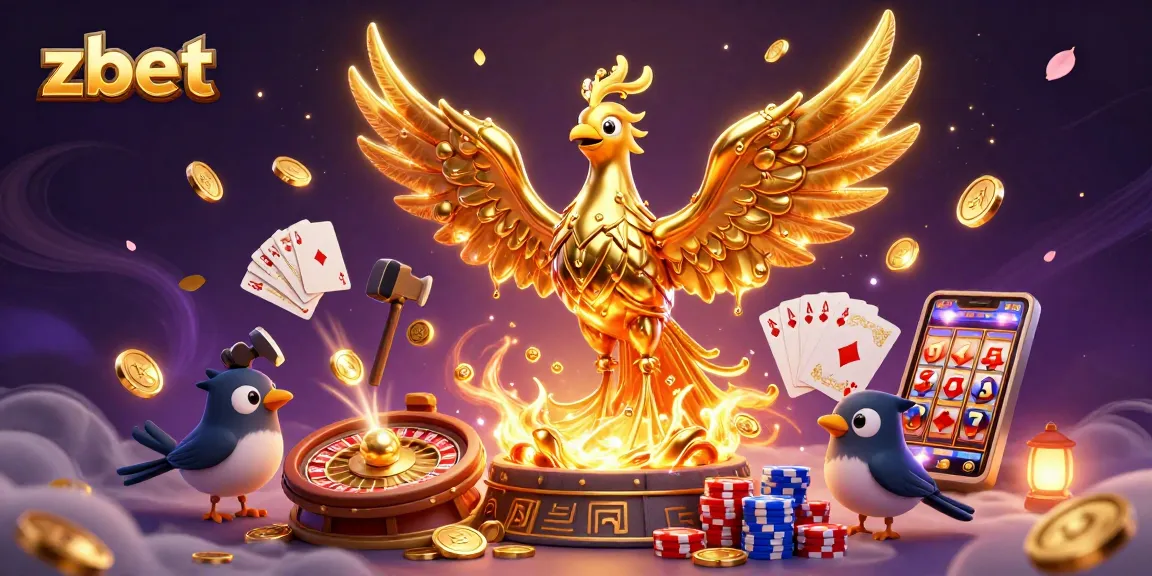 Reveal your fortune with zbet in a vibrant, immersive 3D casino illustration.