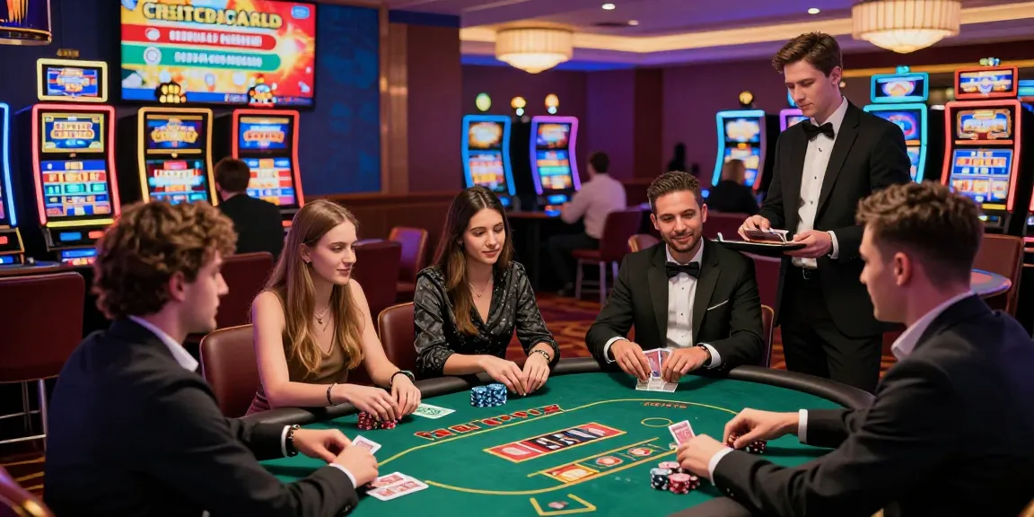 Discover the excitement at credit card casinos in the UK with friends enjoying games at https://troyuk.co.uk.