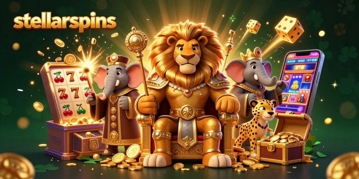 Experience the thrill of winning with stellarspins and vibrant casino elements in this dynamic artwork.