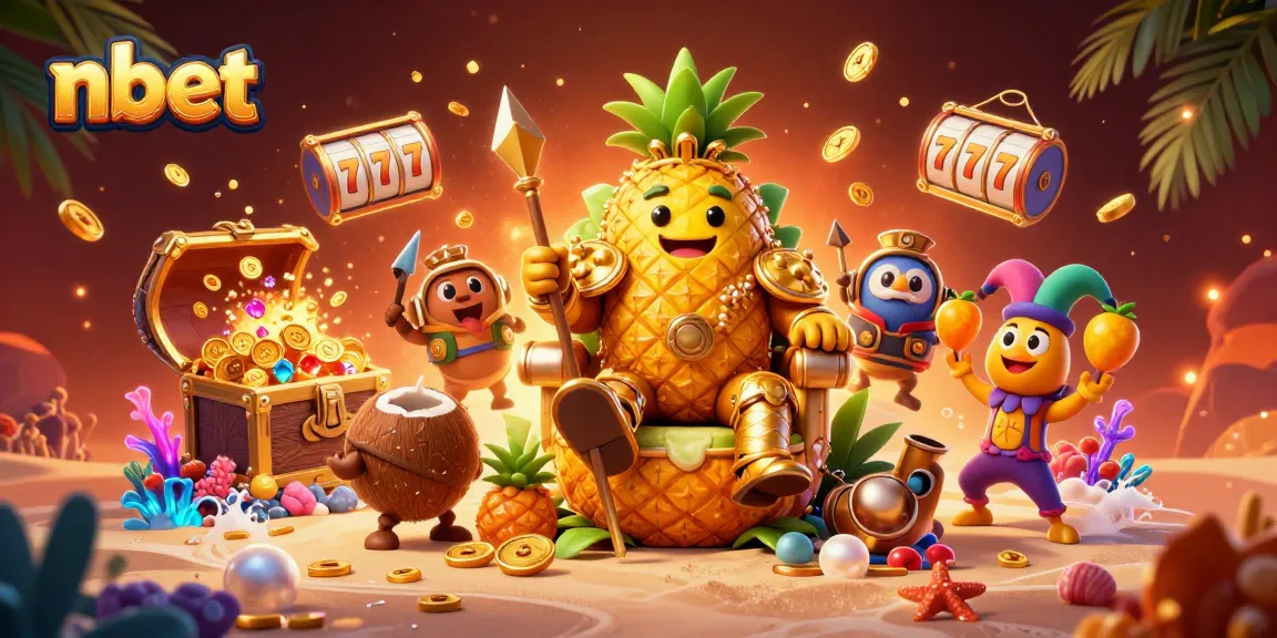 Engage with nbet’s vibrant casino adventure amid golden treasures and lively characters.