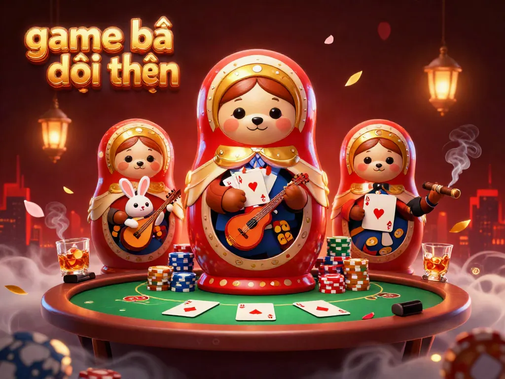 Engage with game bài đổi thưởng through vibrant casino elements and dynamic characters.